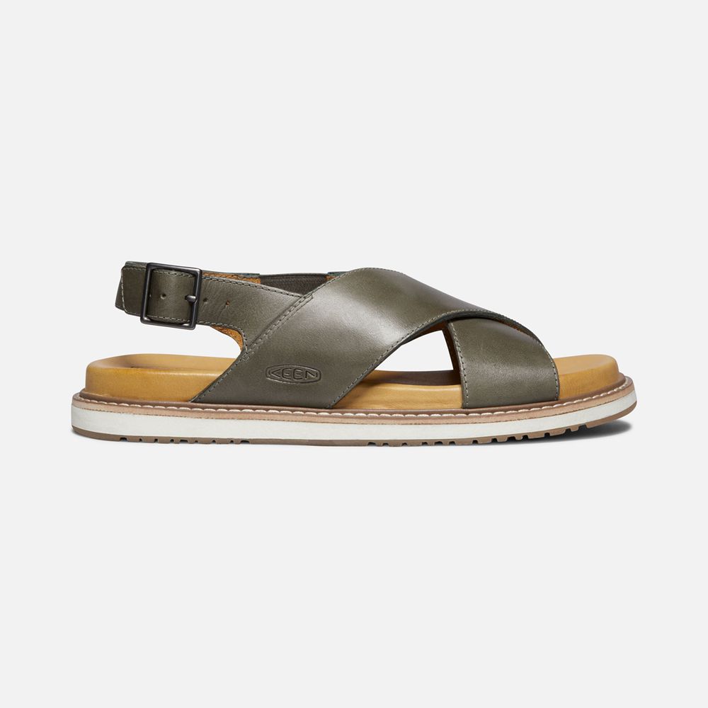 Sandalias con correa Keen Mexico Kaki/Verde Oliva - Mujer Lana Cross - WT4826107